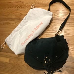 Like new - see by Chloe suede crossbody